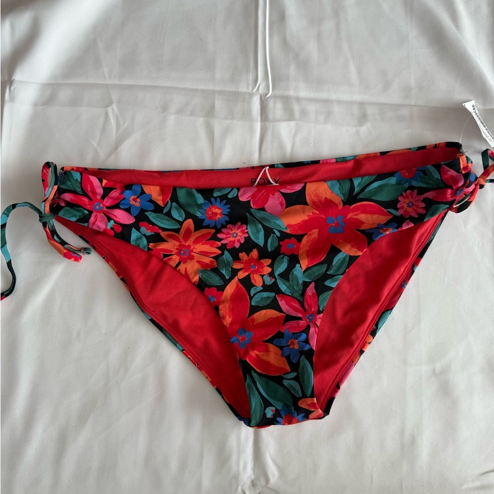 NWT Roxy Floral Bikini Bottom